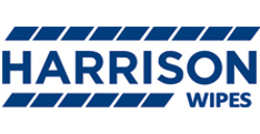 Harrison wipes logo